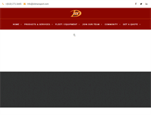 Tablet Screenshot of diiitransport.com